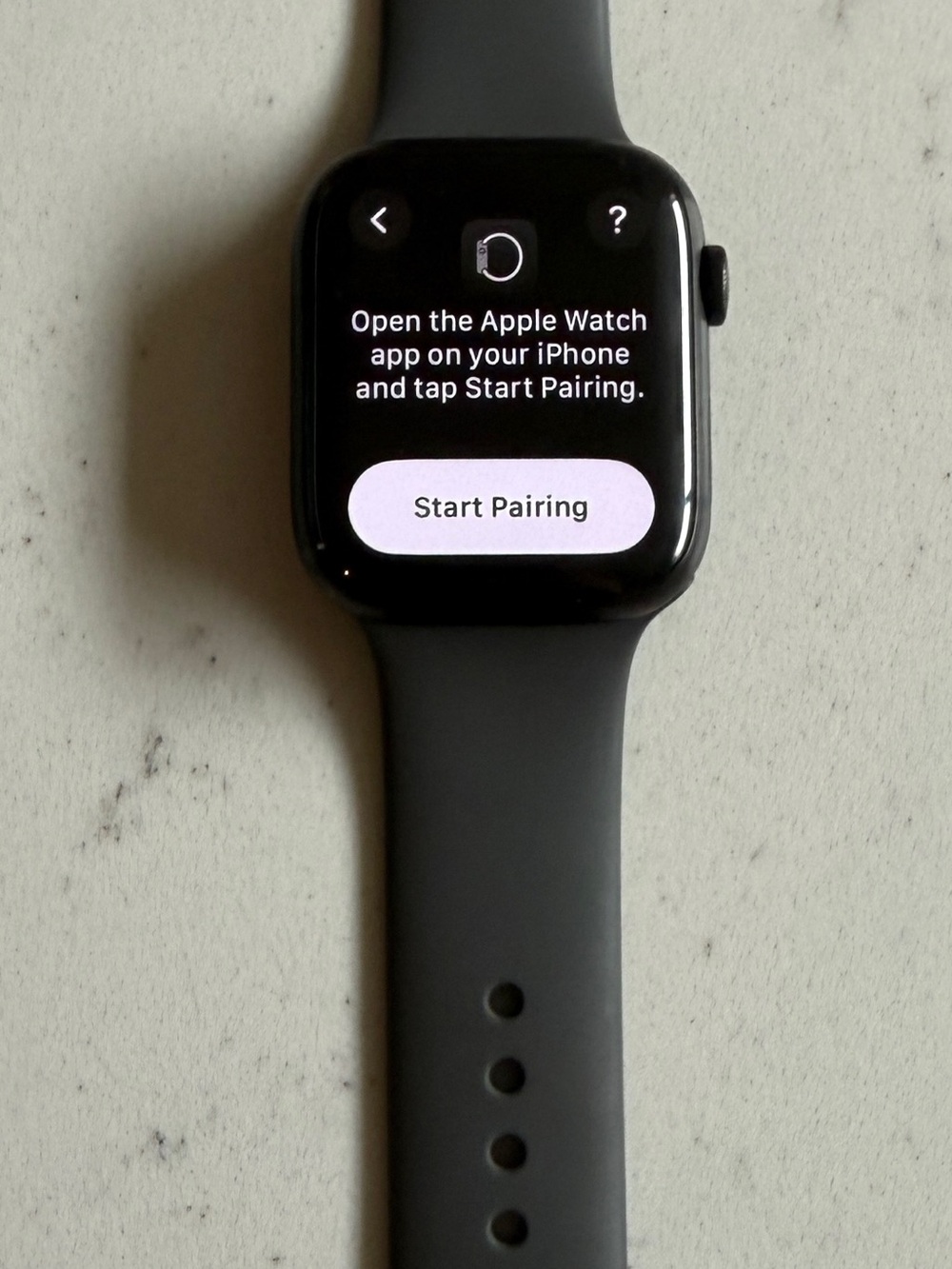 Apple Smart Watch Series 7 with Gray Sport Band